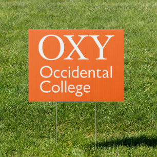 Occidental College Sign