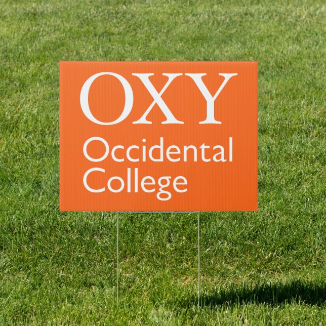 Occidental College Sign (Insitu)