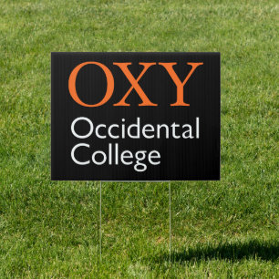 Occidental College Sign