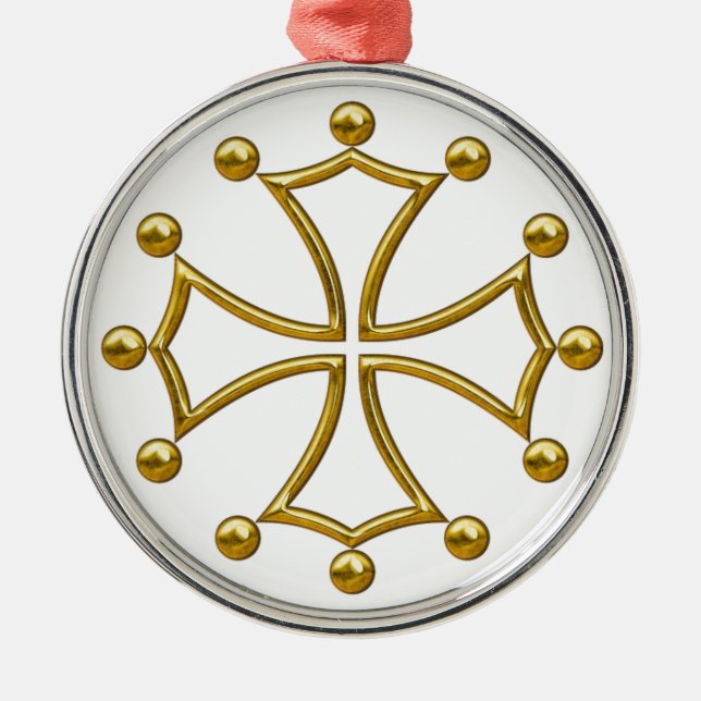 occitan cross metal ornament (Front)