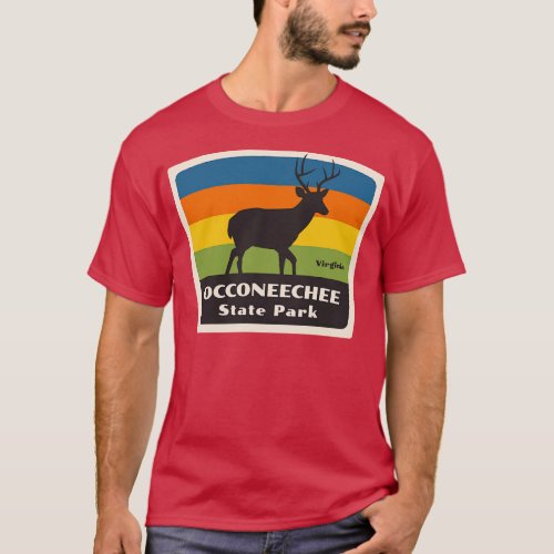 Occoneechee State Park Virginia Roaming Deer T_Shirt