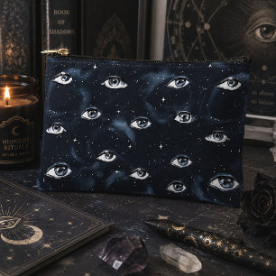 Occult All Seeing Eyes Celestial Gothic Accessory Pouch