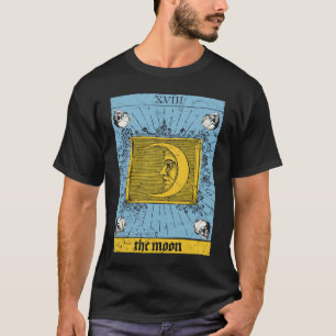 Occult Baphomet Tarot Card The Moon Devil Gothic V T-Shirt