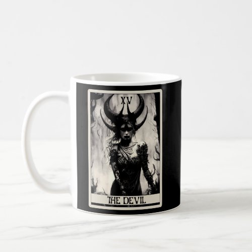 Occult Dark Horror The Devil Tarot Card Coffee Mug