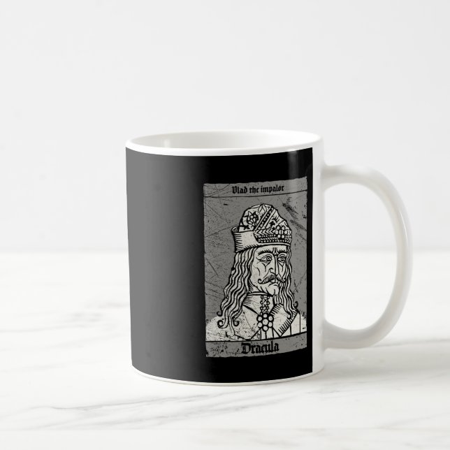 Occult Dracula - Vlad The Impaler Horror Vampire  Coffee Mug (Right)