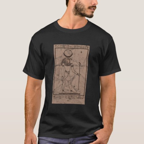 Occult Egyptian God Ra Tarot Gothic T_Shirt