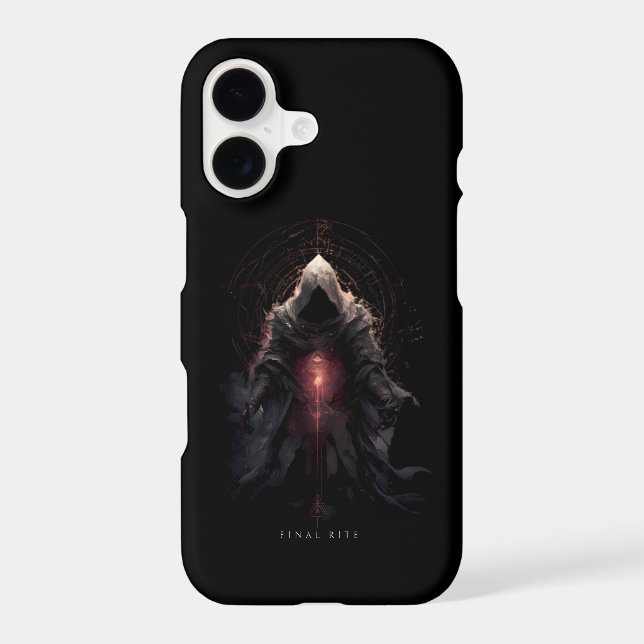 Occult Figure Dark Art iPhone Case (Back)