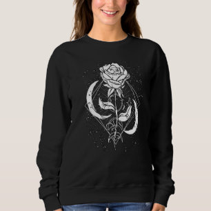 Occult Grunge Rose Satan Gothic Punk Metal Goth  2 Sweatshirt