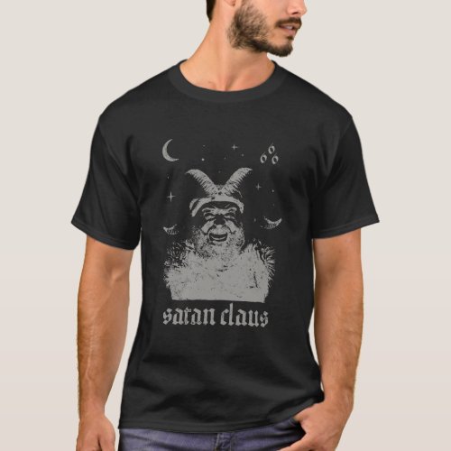 Occult Satan Claus Santa Christmas Satanic Devil S T_Shirt