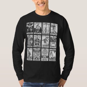 Occult Satanism Tarot Goth  Vintage Deck Of Tarot  T-Shirt