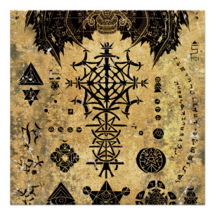 Occult Symbol Poster