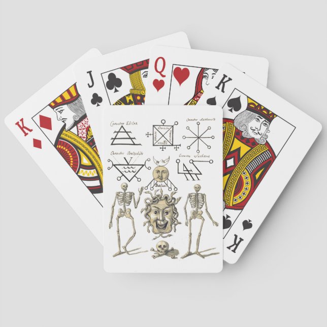 Occult Symbols Poker Cards (Back)