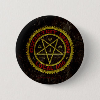 OCCULTIST UNION LOCAL 666 019 PINBACK BUTTON