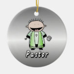 Occupation Pastor Religious Clergy  Personalized Ceramic Ornament at Zazzle