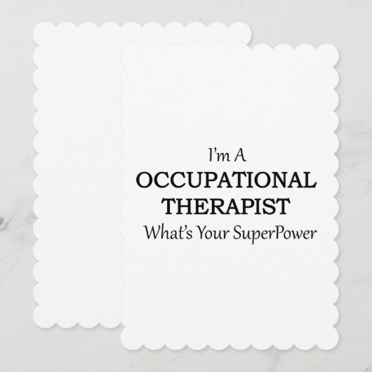Occupational Therapist (Front/Back)