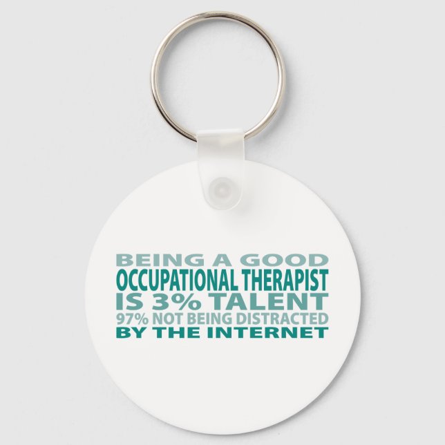 Occupational Therapist 3% Talent Keychain (Front)