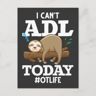 Occupational Therapist ADL Occupational Therapy Postcard