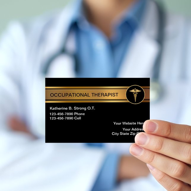 Occupational Therapist Business Cards (Creator Uploaded)