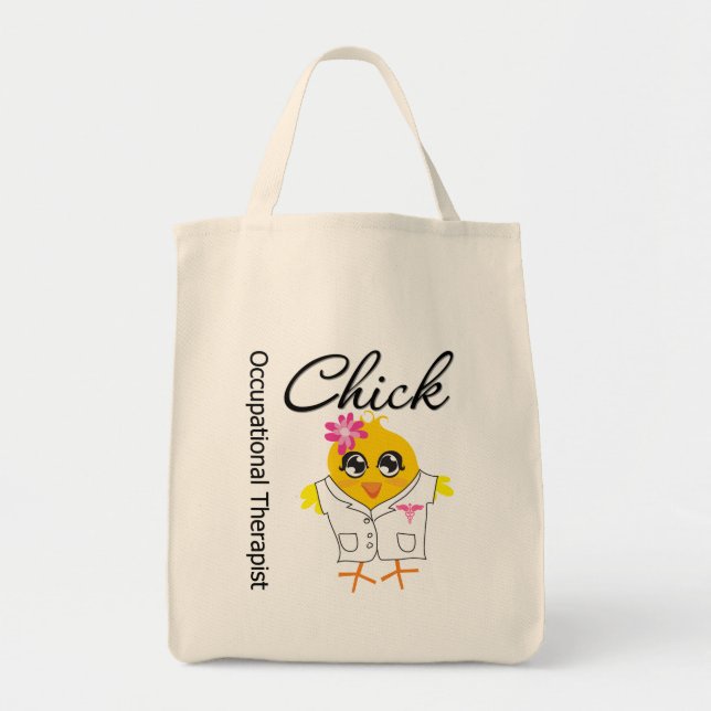 Occupational Therapist Chick Tote Bag (Front)
