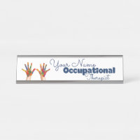 Occupational Therapist Custom Name Plate