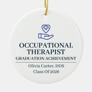 Occupational Therapist Custom Name Since Year Ceramic Ornament