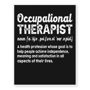 Occupational Therapist Definition Temporary Tattoos