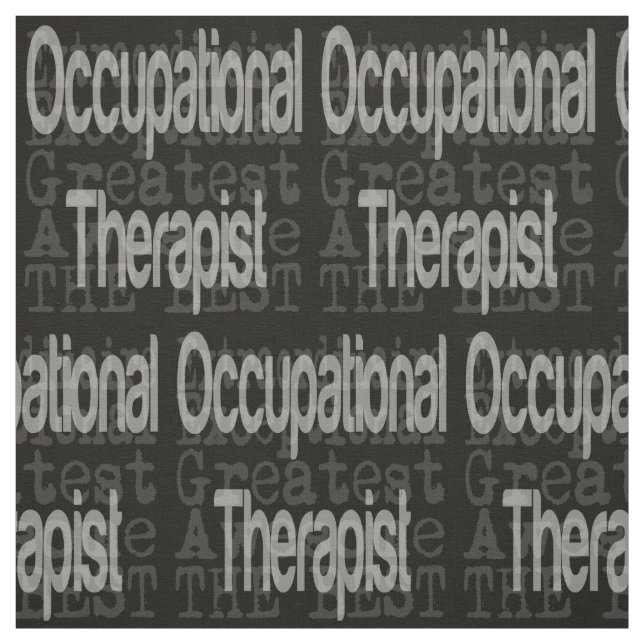 Occupational Therapist Extraordinaire Fabric (Swatch)