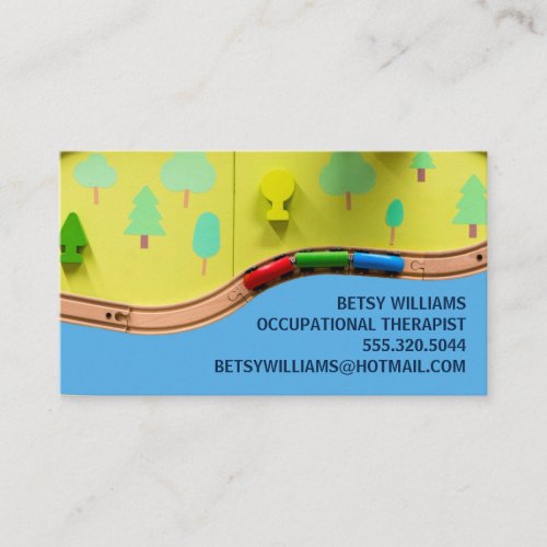 Occupational Therapist Fun Play Therapy at Home Business Card