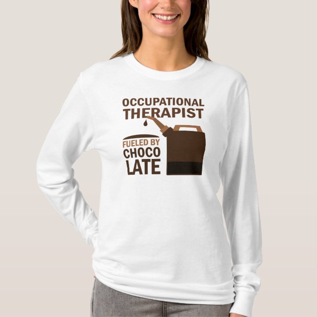 Occupational Therapist (Funny) Chocolate T-Shirt (Front)