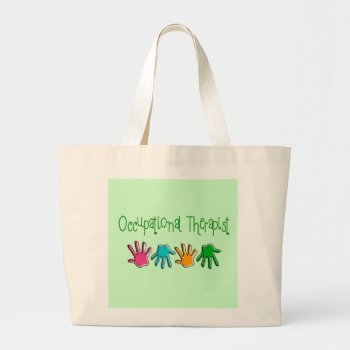 Occupational Therapist Gifts Large Tote Bag by ProfessionalDesigns at Zazzle