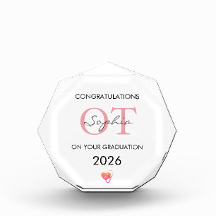 Occupational Therapist Graduation Personalized Acrylic Award