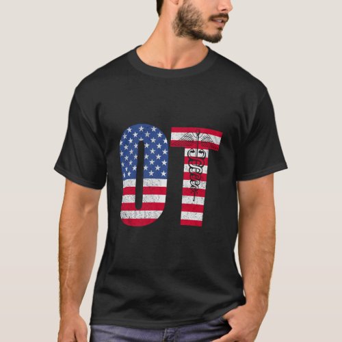 Occupational Therapist Hoodie Usa Flag Ot Gift T_Shirt