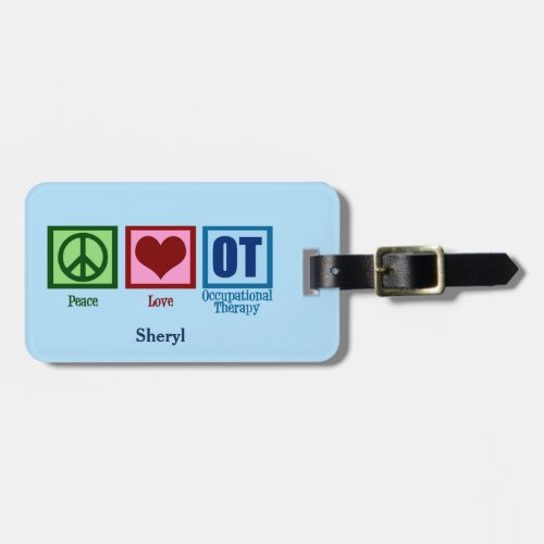 Occupational Therapist Luggage Tag