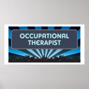 Occupational Therapist Marquee Poster