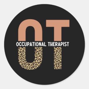 Occupational Therapist OT Appreciation Gift Classic Round Sticker