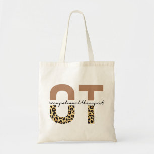 Occupational therapist OT cheetah gifts Tote Bag