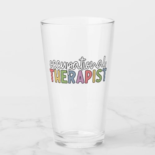 Occupational Therapist OT Gifts Glass