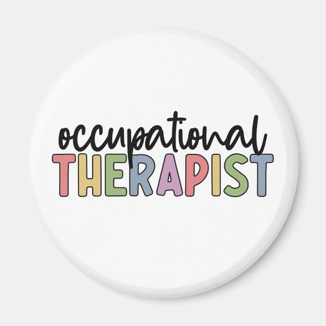 Occupational Therapist OT Occupational Therapy Magnet (Front)