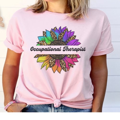 Occupational Therapist Profession Sunflower  T_Shirt