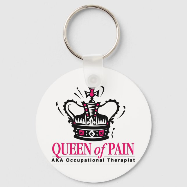 Occupational Therapist - Queen of Pain Keychain (Front)