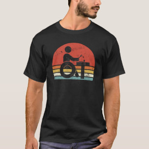 Occupational Therapist Retro Sunset Wheelchair T-Shirt