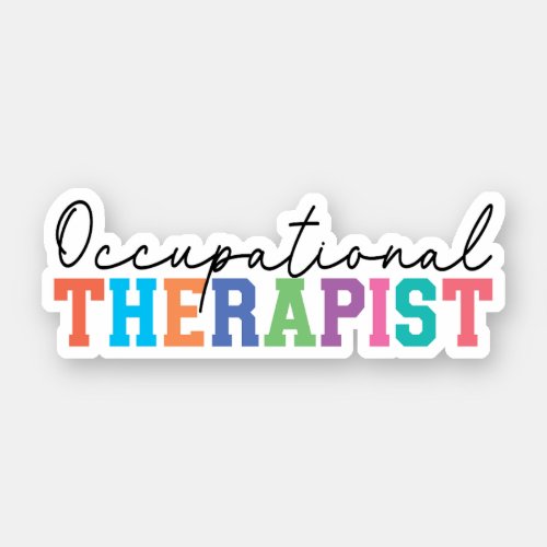 Occupational Therapist Sticker