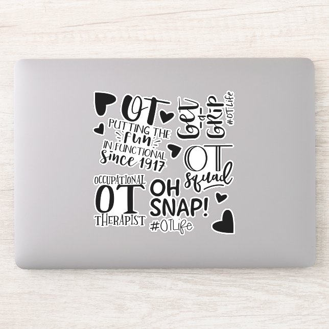 Occupational Therapist Stickers, OT Gift, OT Sticker (Computer)