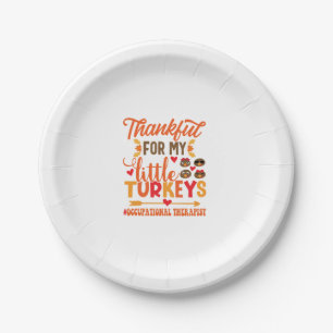 Occupational Therapist Thanksgiving Occupational T Paper Plates