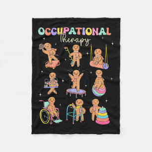 Occupational Therapists Always Make The Nice List  Fleece Blanket