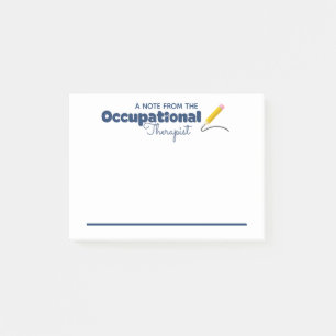 Occupational Therapist's Post-it Notes