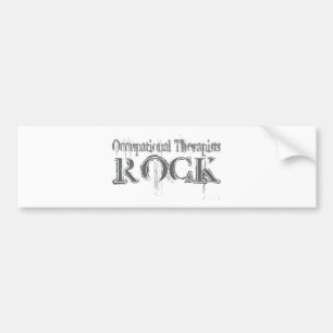 Occupational Therapists Rock Bumper Sticker