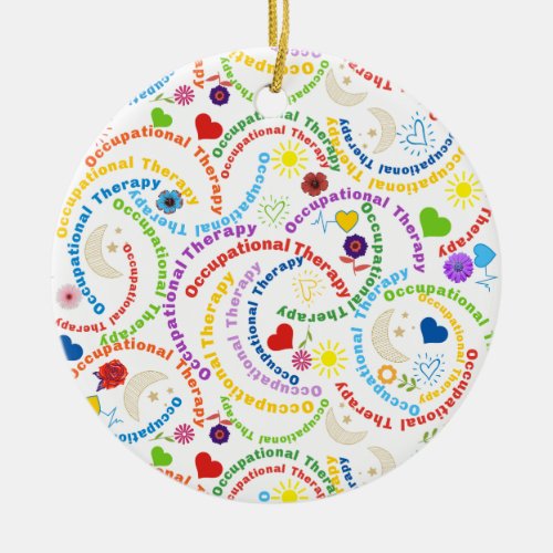 Occupational Therapy  Ceramic Ornament