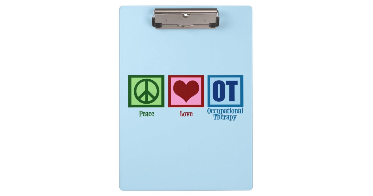 Occupational Therapy Clipboard | Zazzle