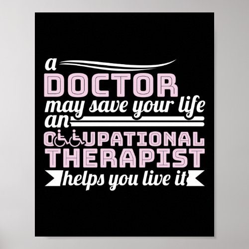 Occupational Therapy Come From Heart  Therapist Poster